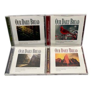 Our Daily Bread Lot of 4 CDs Christmas Edition Hymns Praise Celtic